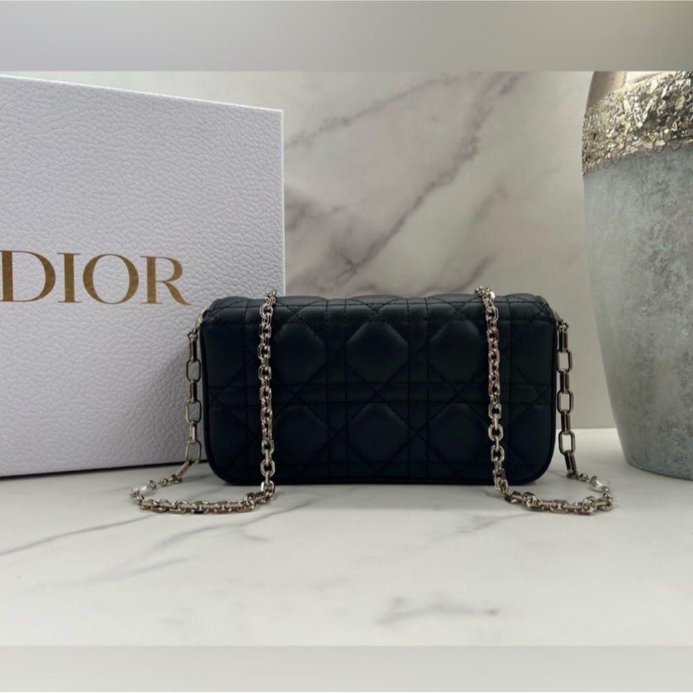 DIOR Cannage Lambskin My Talk Phone Crossbody Pouch ✨ - Picture 6 of 16